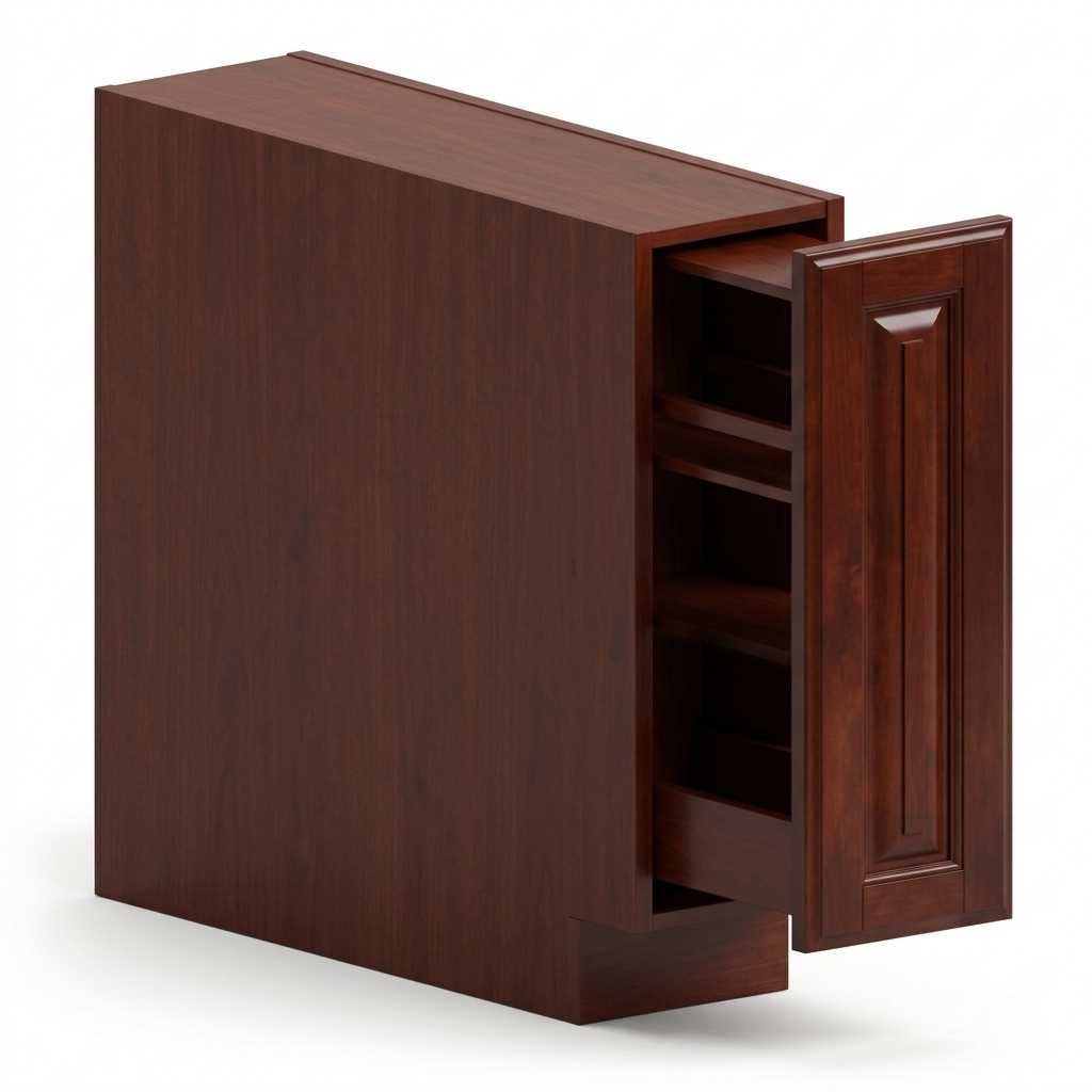Base Spice Rack Pull-Out 9" - Walnut