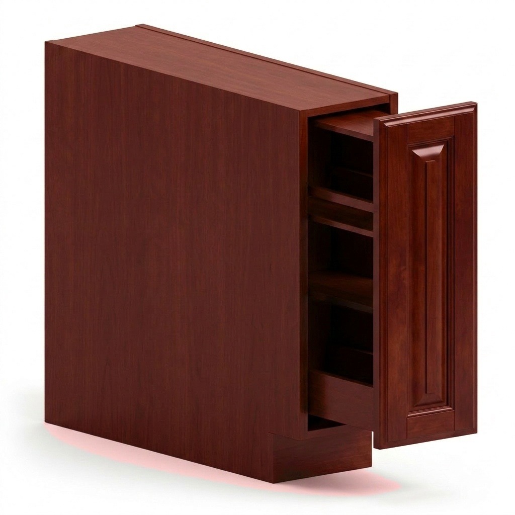 Base Spice Rack Pull-Out 9" - Walnut
