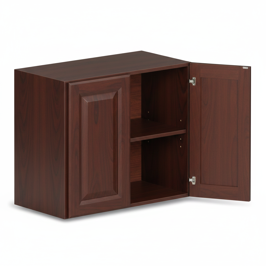 Wall Cabinet 36"W x 12"H - Walnut