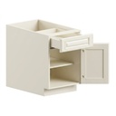Base Cabinet 15" - Milk White