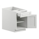 Base Cabinet 12" - White Shaker