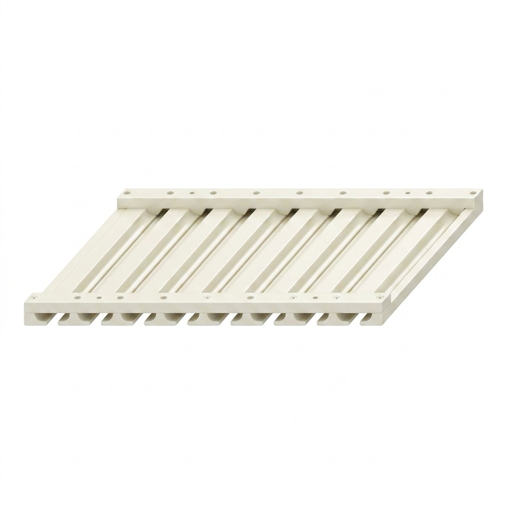 Wall Glass Hutch 36"W x 12"H - Milk White