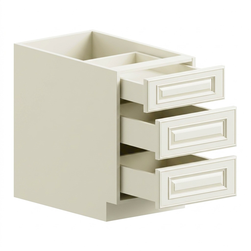 Drawer Base 27" - Milk White