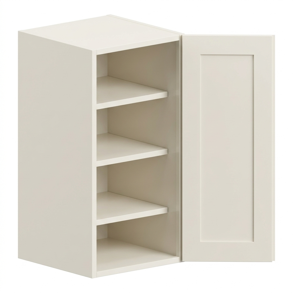 [W3338-TK] Wall Cabinet 33"W x 38"H - Milk White