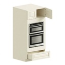 Double Oven Cabinet 30"W x 92"H - Milk White