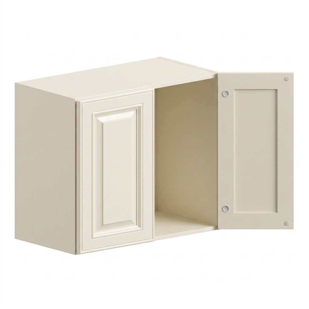 Wall Cabinet 36"W x 12"H - Milk White