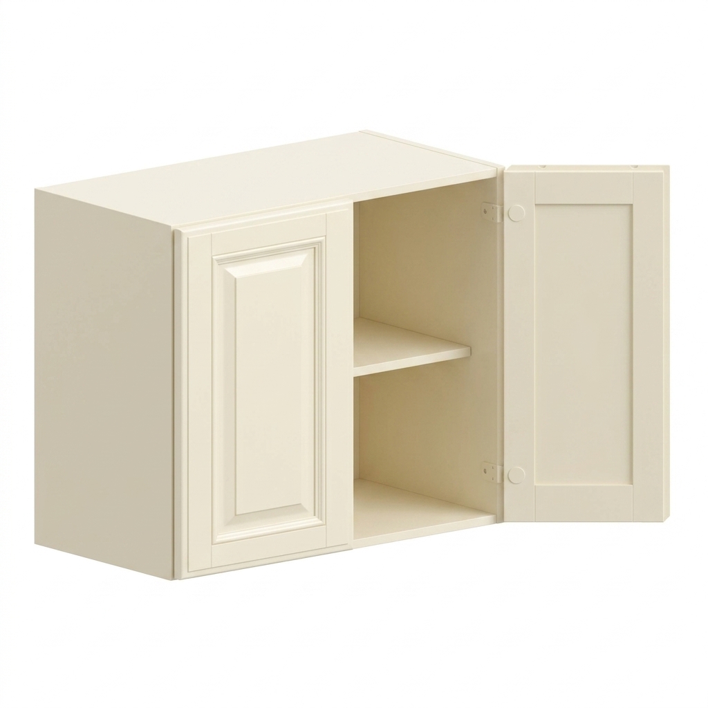 Wall Cabinet 12"W x 30"H - Milk White