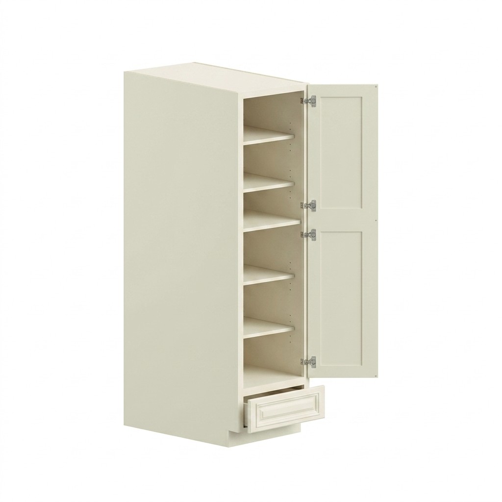 Pantry Cabinet 18"W x 84"H - Milk White