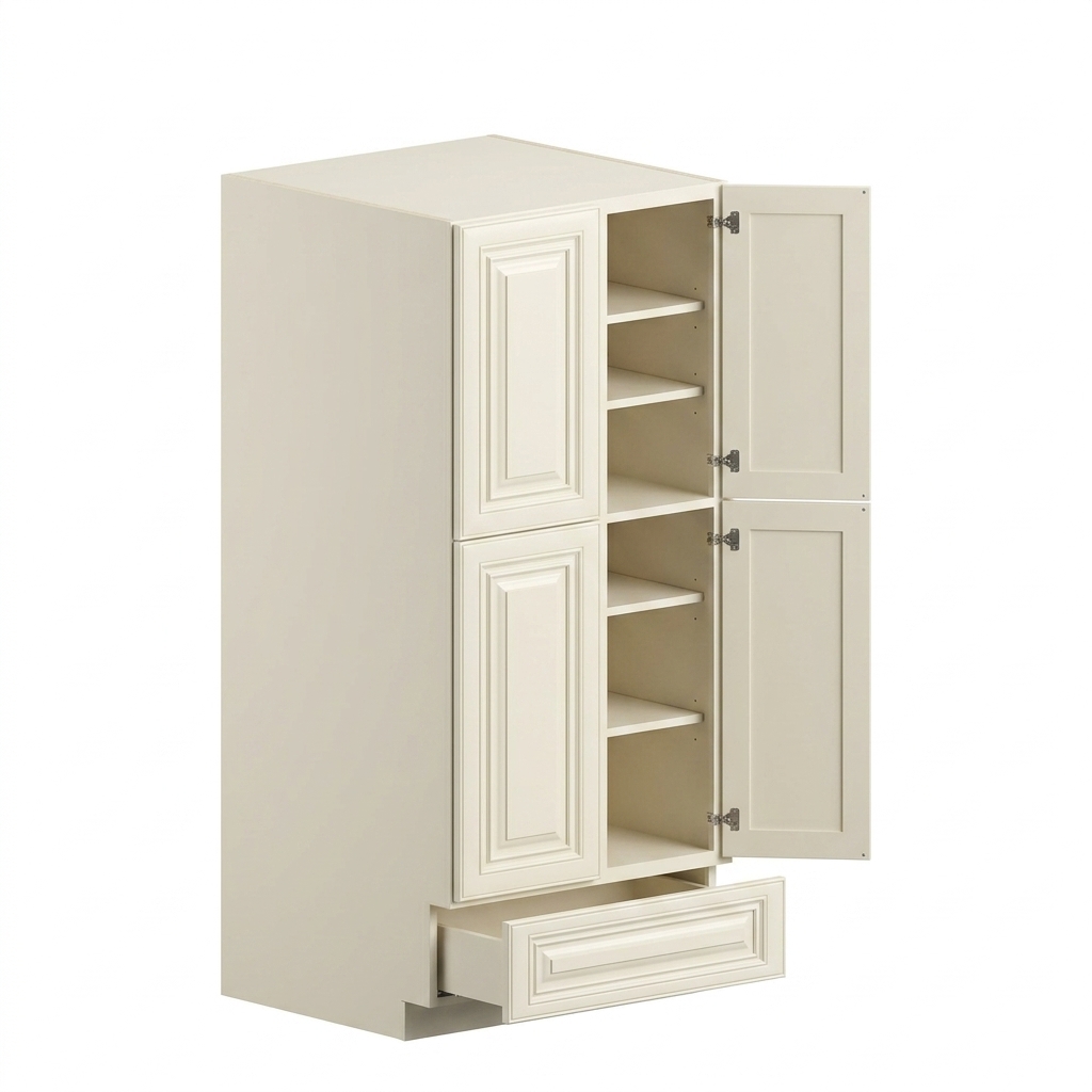 Pantry Cabinet 24"W x 92"H - Milk White