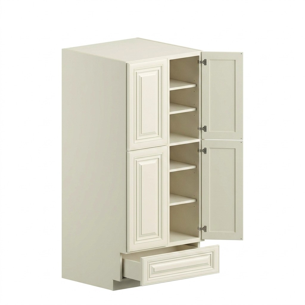 Pantry Cabinet 30"W x 92"H - Milk White