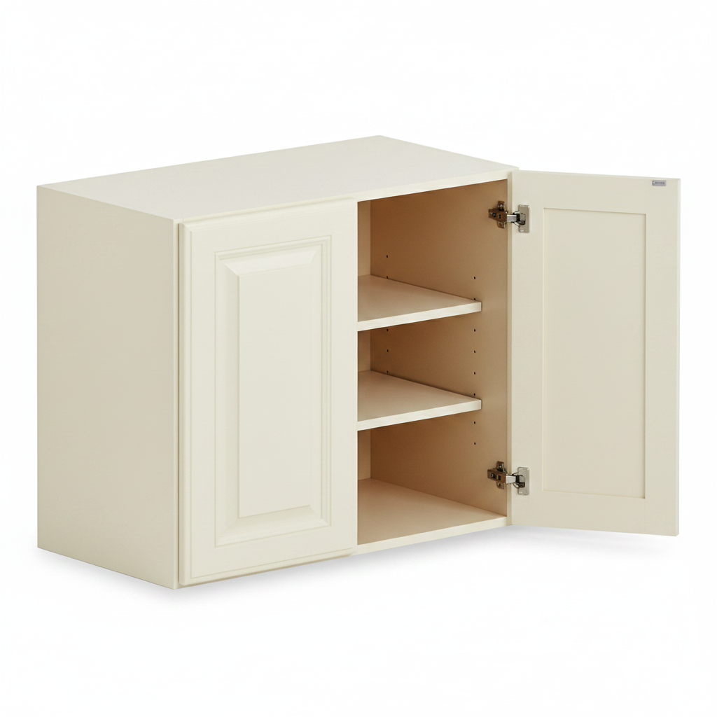 Wall Cabinet 24"W x 38"H - Milk White