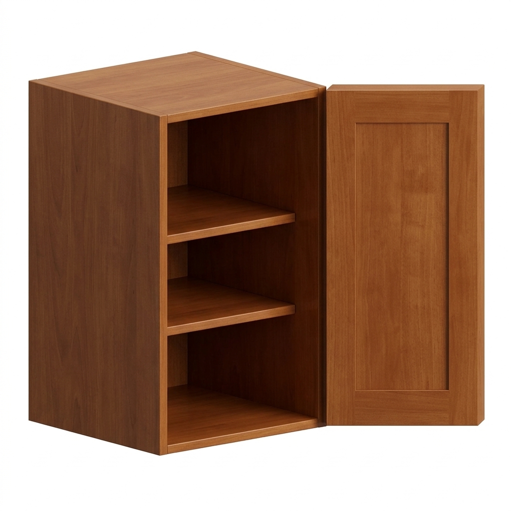 Wall Cabinet 9"W x 38"H - Coffee